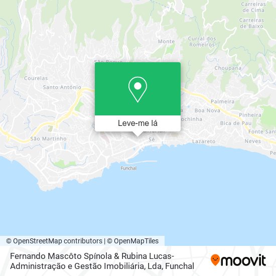 Fernando Mascôto Spínola & Rubina Lucas-Administração e Gestão Imobiliária, Lda mapa