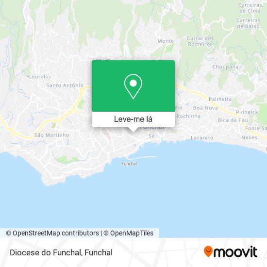 Diocese do Funchal mapa