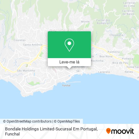 Bondale Holdings Limited-Sucursal Em Portugal mapa