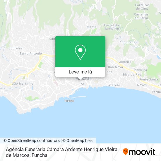 Agência Funerária Câmara Ardente Henrique Vieira de Marcos mapa