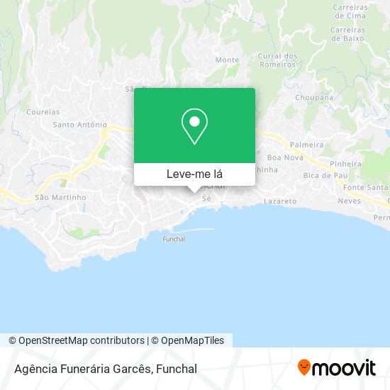 Agência Funerária Garcês mapa