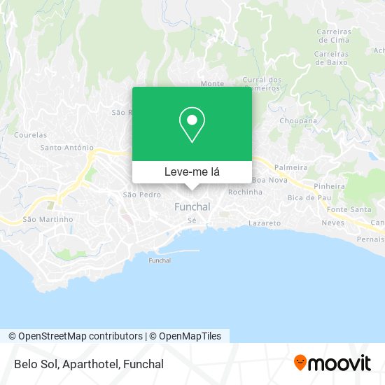 Belo Sol, Aparthotel mapa