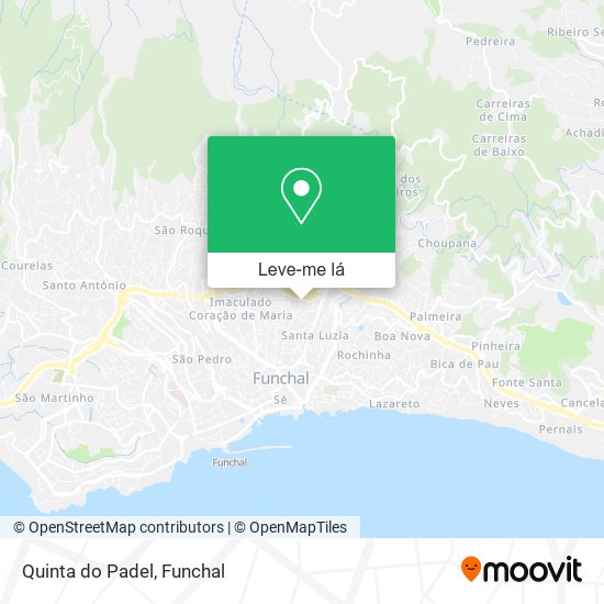 Quinta do Padel mapa