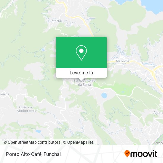 Ponto Alto Café mapa