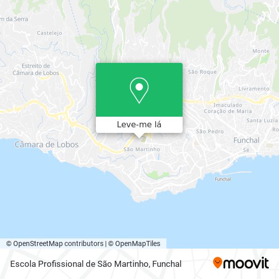 Escola Profissional de São Martinho mapa