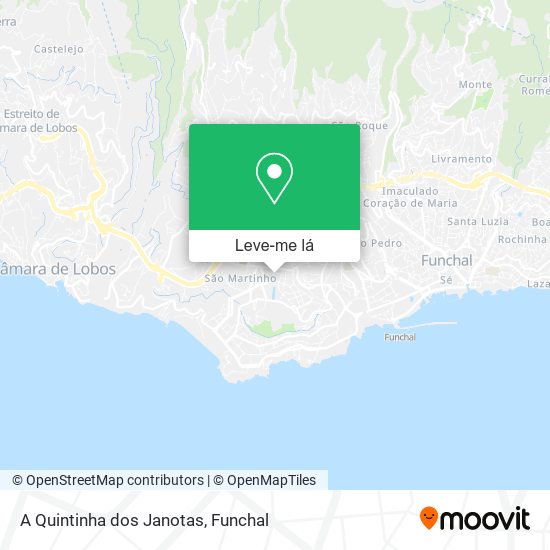 A Quintinha dos Janotas mapa