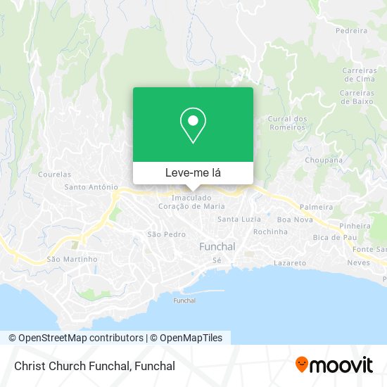 Christ Church Funchal mapa