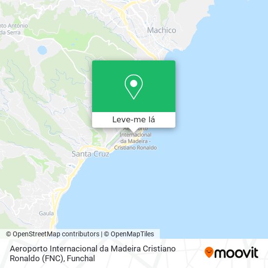 Aeroporto Internacional da Madeira Cristiano Ronaldo (FNC) mapa