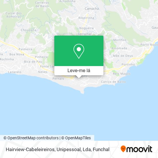 Hairview-Cabeleireiros, Unipessoal, Lda mapa