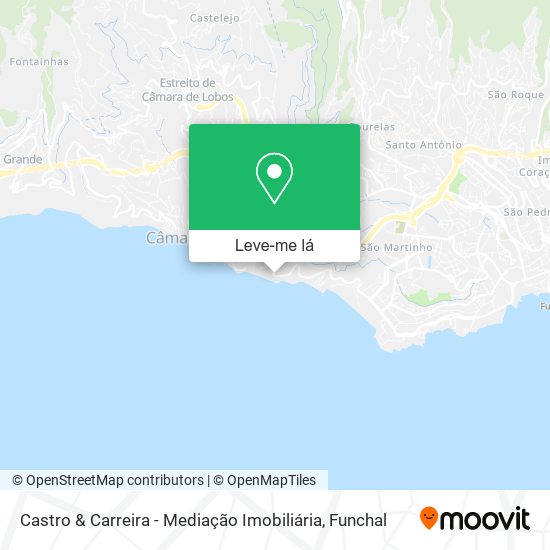 Castro & Carreira - Mediação Imobiliária mapa