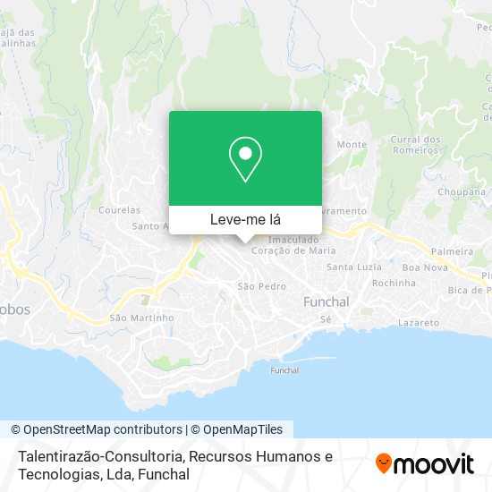 Talentirazão-Consultoria, Recursos Humanos e Tecnologias, Lda mapa