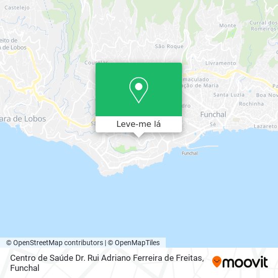 Centro de Saúde Dr. Rui Adriano Ferreira de Freitas mapa
