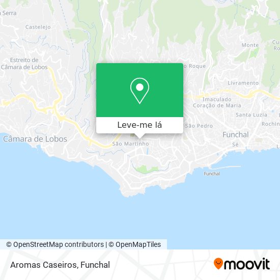 Aromas Caseiros mapa