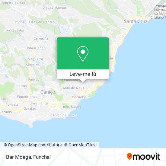 Bar Moega mapa