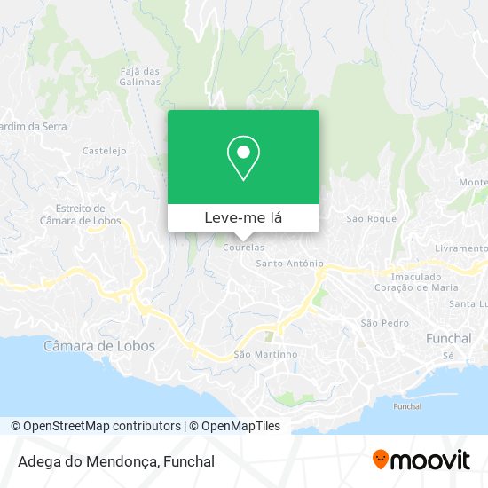 Adega do Mendonça mapa