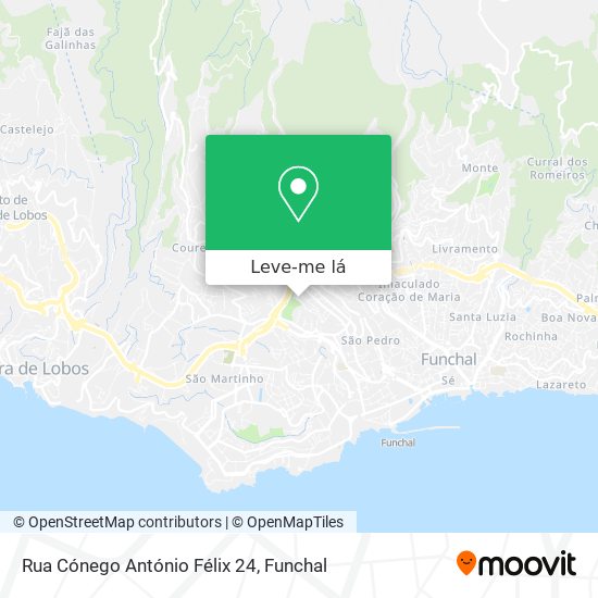 Rua Cónego António Félix 24 mapa