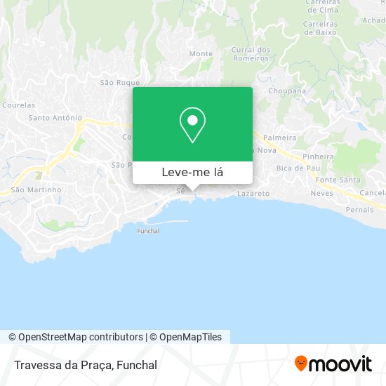 Travessa da Praça mapa