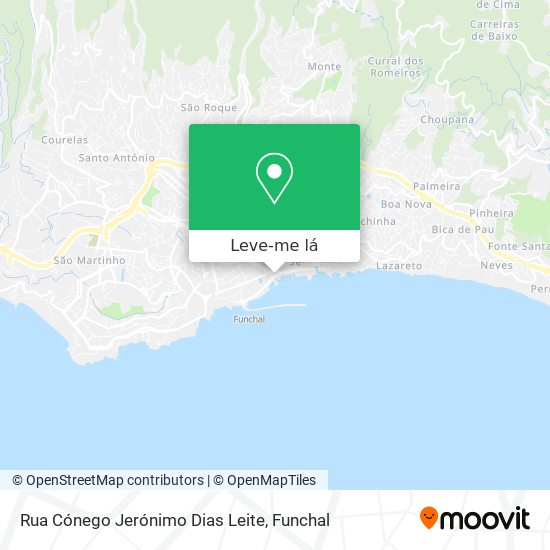 Rua Cónego Jerónimo Dias Leite mapa