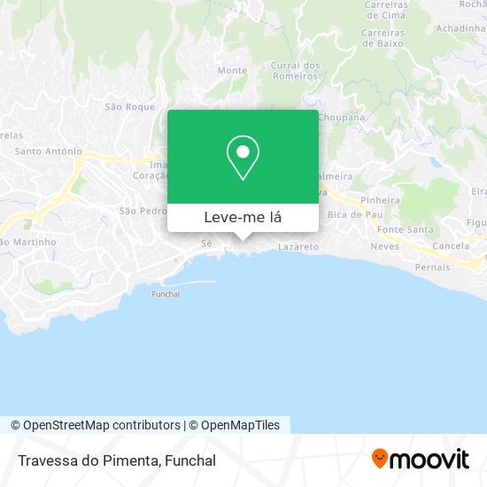 Travessa do Pimenta mapa