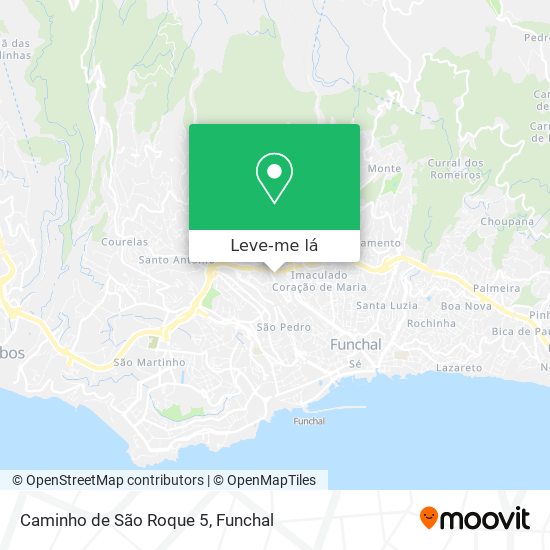 Caminho de São Roque 5 mapa