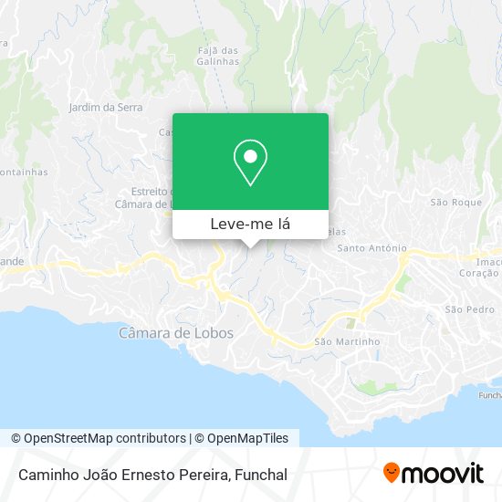 Caminho João Ernesto Pereira mapa
