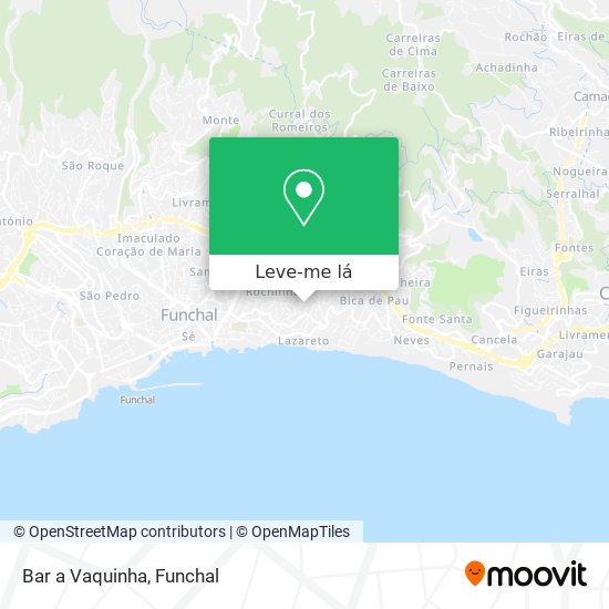 Bar a Vaquinha mapa