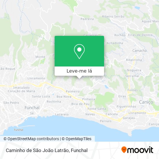 Caminho de São João Latrão mapa