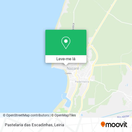 Pastelaria das Escadinhas mapa