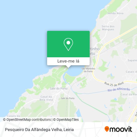 Pesqueiro Da Alfândega Velha mapa