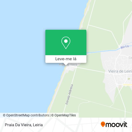 Praia Da Vieira mapa