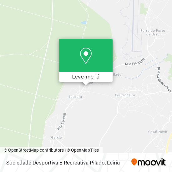 Sociedade Desportiva E Recreativa Pilado mapa