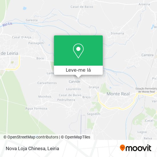 Nova Loja Chinesa mapa