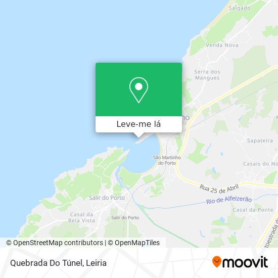 Quebrada Do Túnel mapa