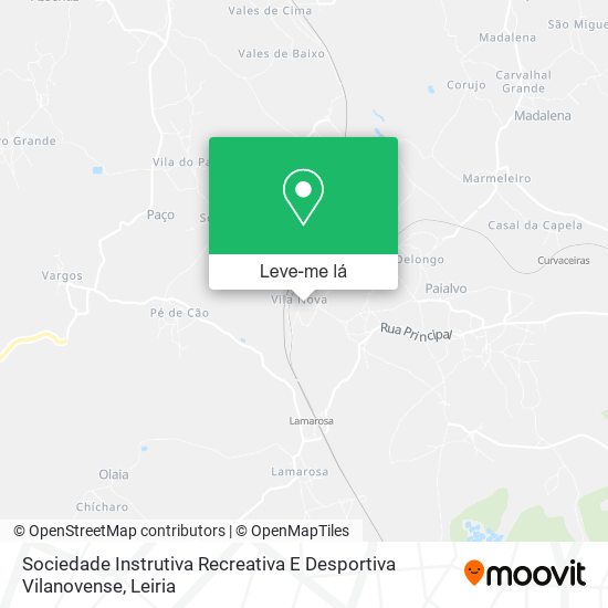 Sociedade Instrutiva Recreativa E Desportiva Vilanovense mapa