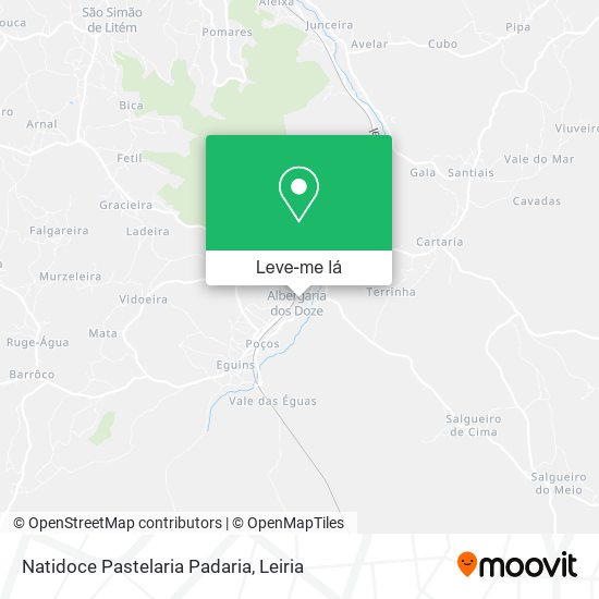 Natidoce Pastelaria Padaria mapa