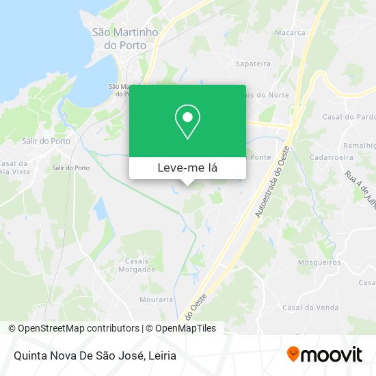 Quinta Nova De São José mapa