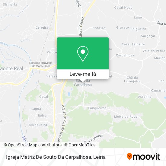 Igreja Matriz De Souto Da Carpalhosa mapa