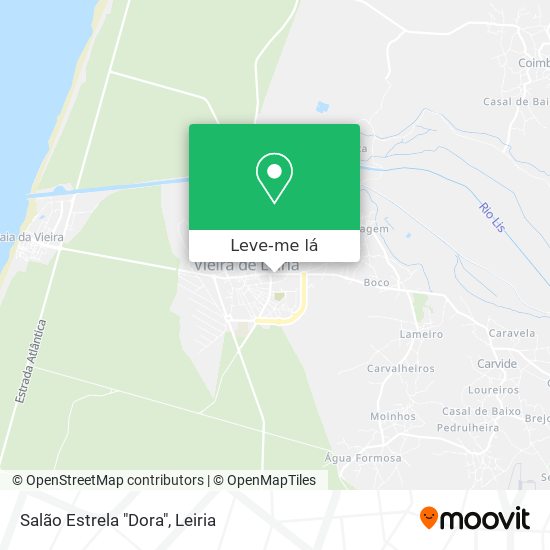 Salão Estrela "Dora" mapa