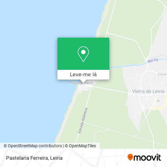 Pastelaria Ferreira mapa