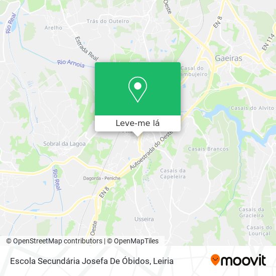 Escola Secundária Josefa De Óbidos mapa