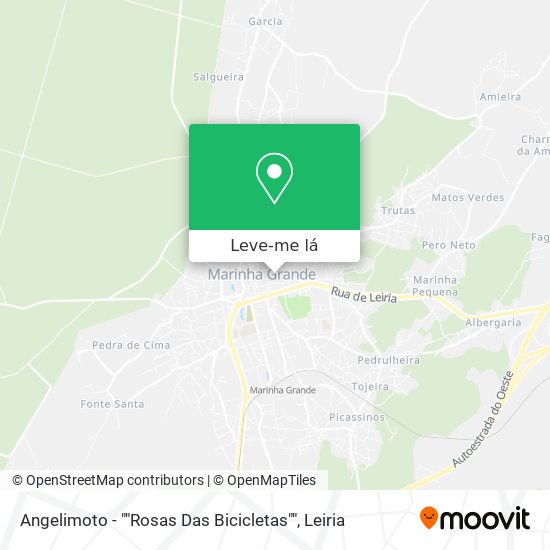 Angelimoto - ""Rosas Das Bicicletas"" mapa