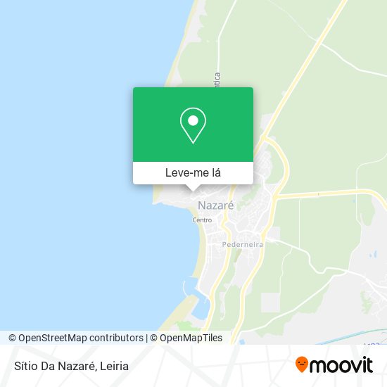 Sítio Da Nazaré mapa