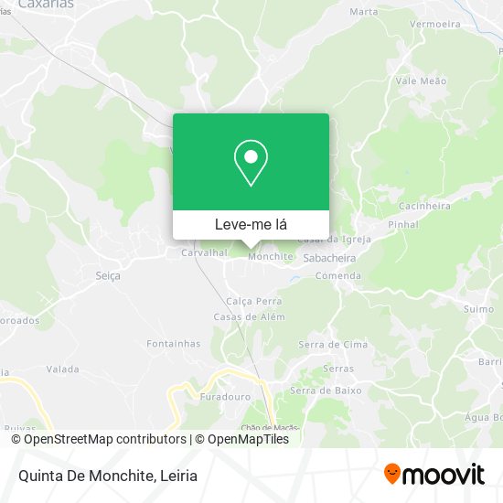 Quinta De Monchite mapa