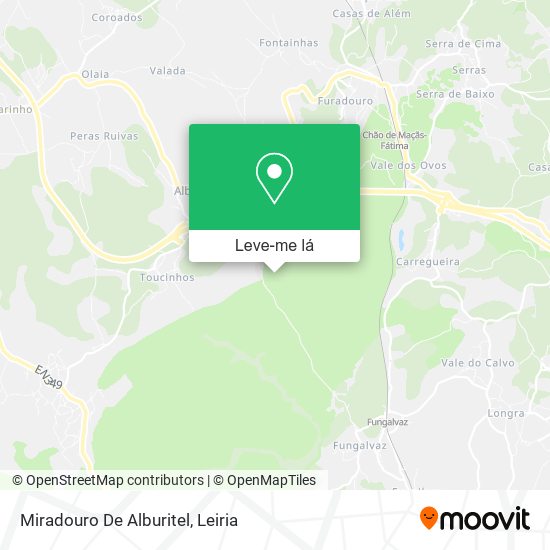 Miradouro De Alburitel mapa