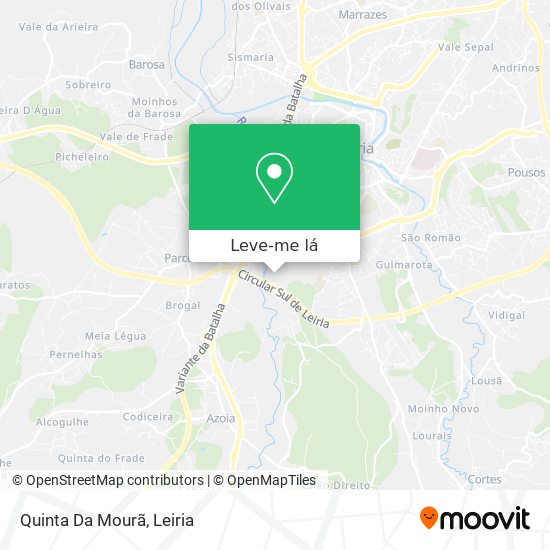 Quinta Da Mourã mapa