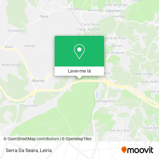 Serra Da Seara mapa