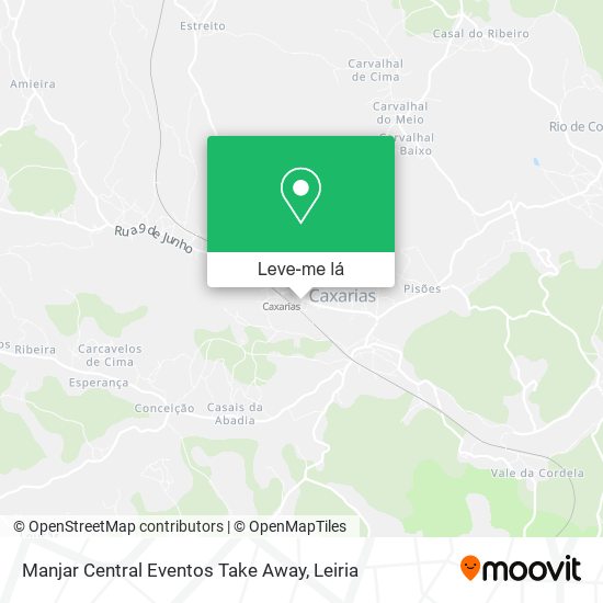 Manjar Central Eventos Take Away mapa