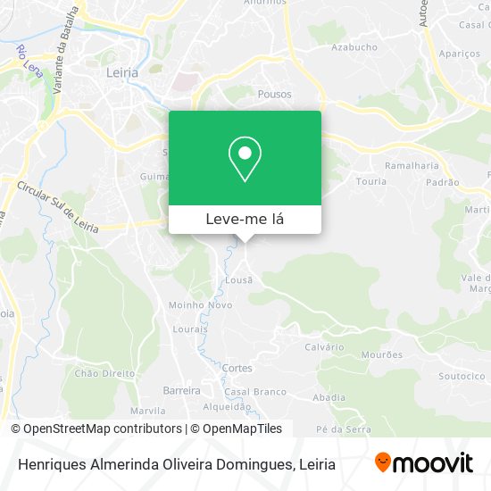 Henriques Almerinda Oliveira Domingues mapa