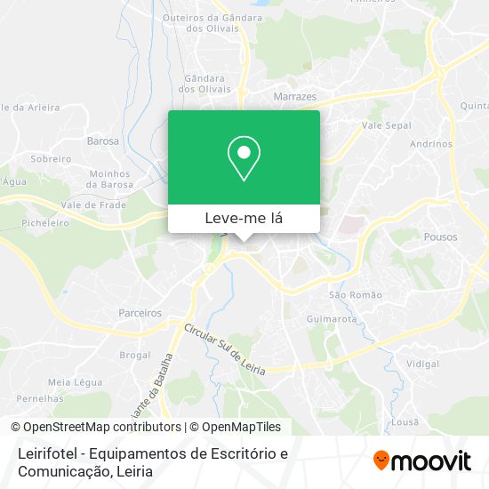 Leirifotel - Equipamentos de Escritório e Comunicação mapa