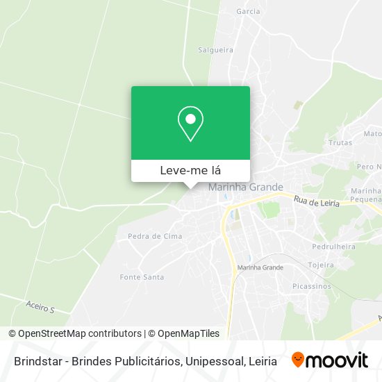 Brindstar - Brindes Publicitários, Unipessoal mapa